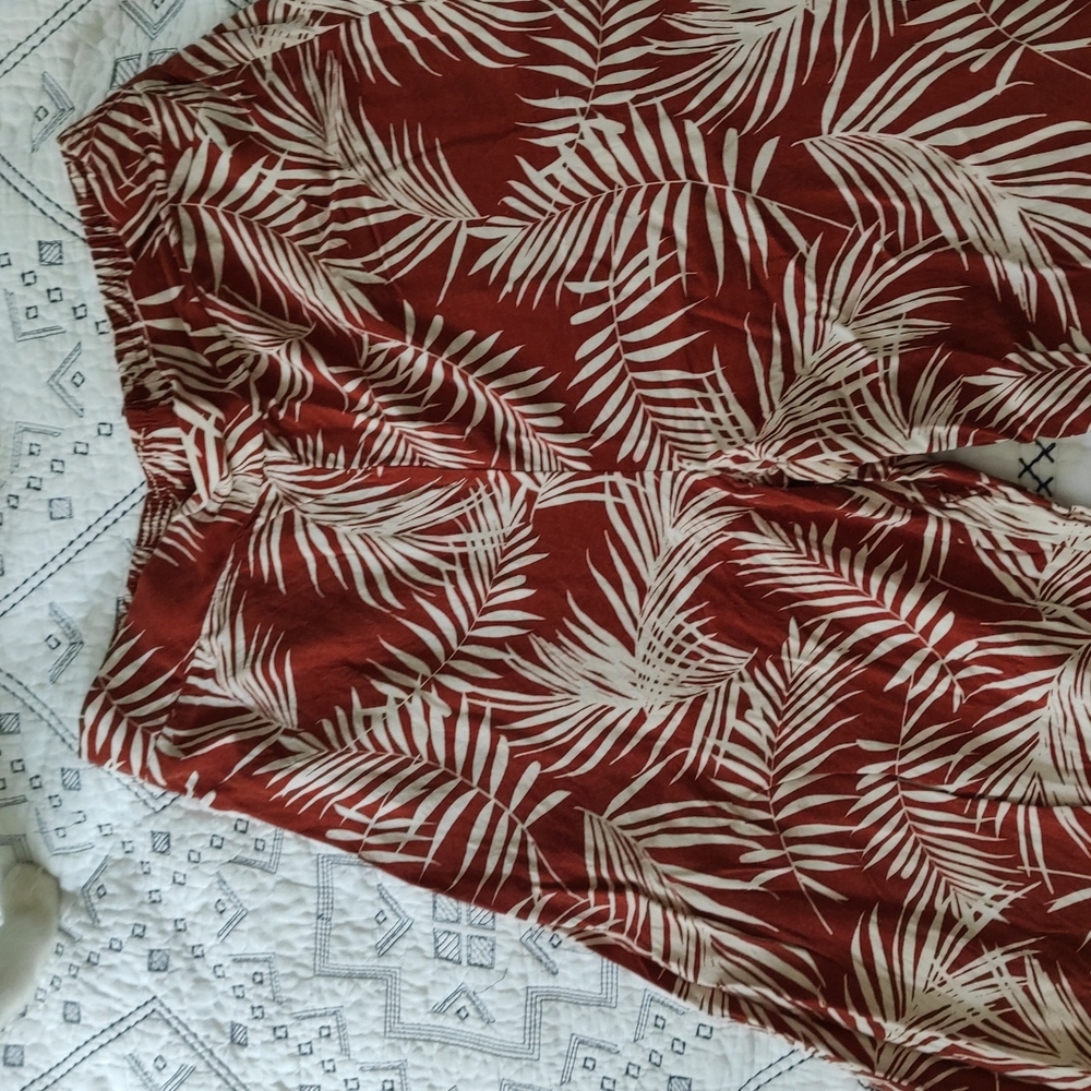 Cotton tropical pants, 3/4 Leg